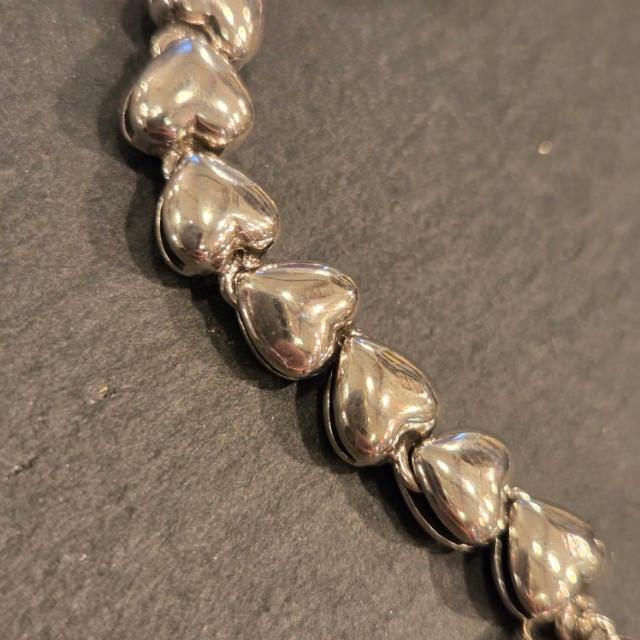TOPANGA jewelry　925 スターリングシルバーブレスレット メタルブレスレット　ハート　ハートチェーン