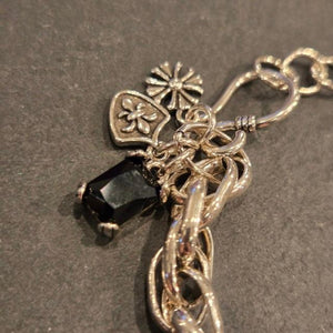 TOPANGA jewelry　925 スターリングシルバーブレスレット チャーム付きブレスレット　鍵　星　ハート