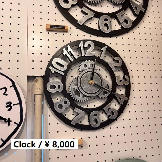 トリプルギアウォールクロック　Mサイズ　家具　インテリア　時計　ウォールクロック　壁掛け時計　