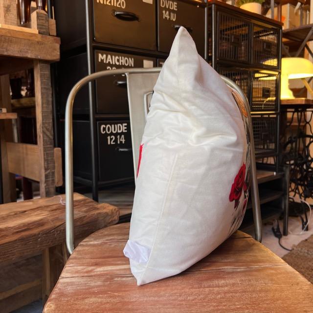 TOPANGA Homefurnishing フレブルクッションカバー　45×45cm　princess　フレンチブルドッグ　犬　ドッグ