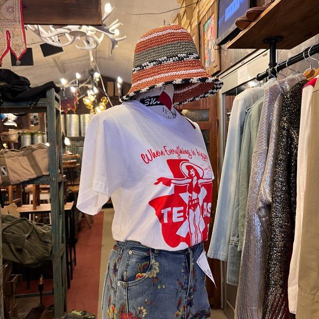 TOPANGA Lady's　TEXASTシャツ　Sサイズ　Mサイズ　ファッション　Tシャツ　ロゴシャツ　ユニセックス　アメリカン