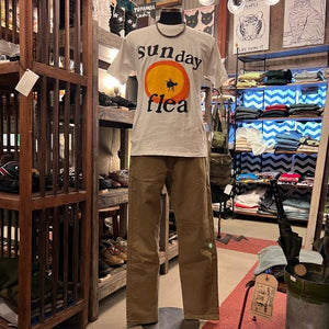 TOPANGA Men’s sunday fleaTシャツ　カットソー　Sサイズ　Mサイズ　Lサイズ　XLサイズ　ファッション　メンズ　カットソー　半袖　プリントTシャツ