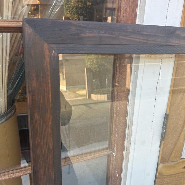 TOPANGA Funiture 大型アンティーク風ガラス窓　【サイズオーダー可能】　アジアン　アンティーク　木枠　　什器