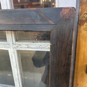 TOPANGA Funiture 大型アンティーク風ガラス窓　【サイズオーダー可能】　アジアン　アンティーク　木枠　　什器