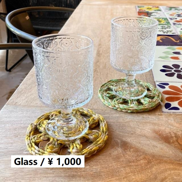 Topanga　ペコニアフラワーワイングラス　200ml　キッチン　食器　ガラス　ワイングラス　カフェ　パーティ　イベント