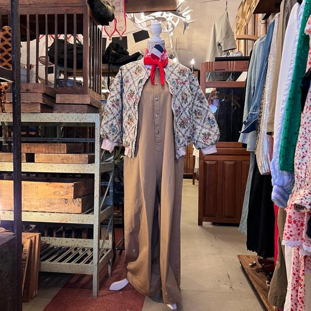 Flower design collarless jacket, Gobelin jacquard, fashion, women's outerwear, jacket, MA-1, floral pattern