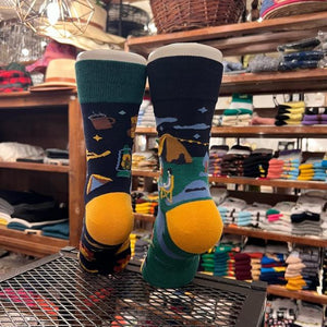 TOPANGA SOCKS Lady's　アシンメトリーキャンプソックス