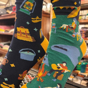 TOPANGA SOCKS Lady's　アシンメトリーキャンプソックス