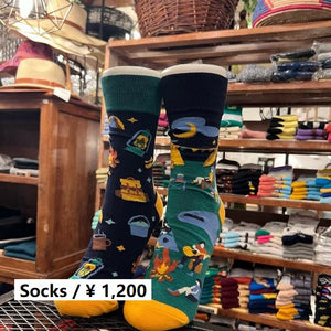 TOPANGA SOCKS Lady's　アシンメトリーキャンプソックス