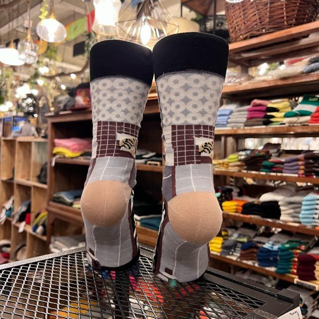 TOPANGA SOCKS Lady's　お留守番キャットソックス