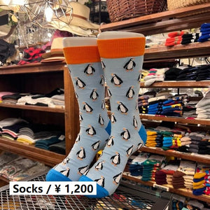 TOPANGA SOCKS Men's　ペンギンソックス