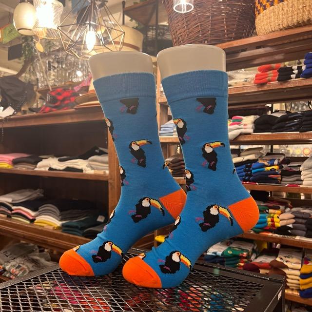 TOPANGA SOCKS Men's　オウムソックス