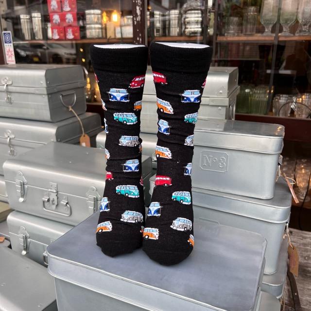 TOPANGA SOCKS Lady's　ミニカーソックス　ファッション　レディース　靴下　カラフル　車　ユニーク