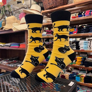 TOPANGA SOCKS Lady's　牧場ソックス　ファッション　レディース　靴下　動物　ウシ　ユニーク