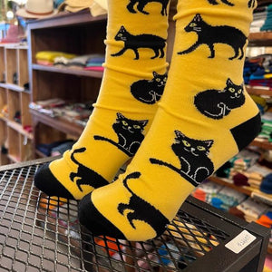 TOPANGA SOCKS Lady's　牧場ソックス　ファッション　レディース　靴下　動物　ウシ　ユニーク