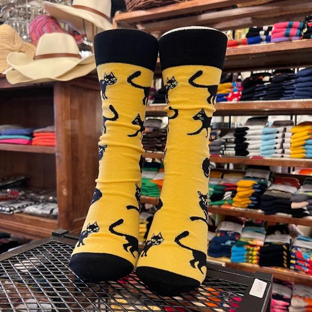 TOPANGA SOCKS Lady's　牧場ソックス　ファッション　レディース　靴下　動物　ウシ　ユニーク