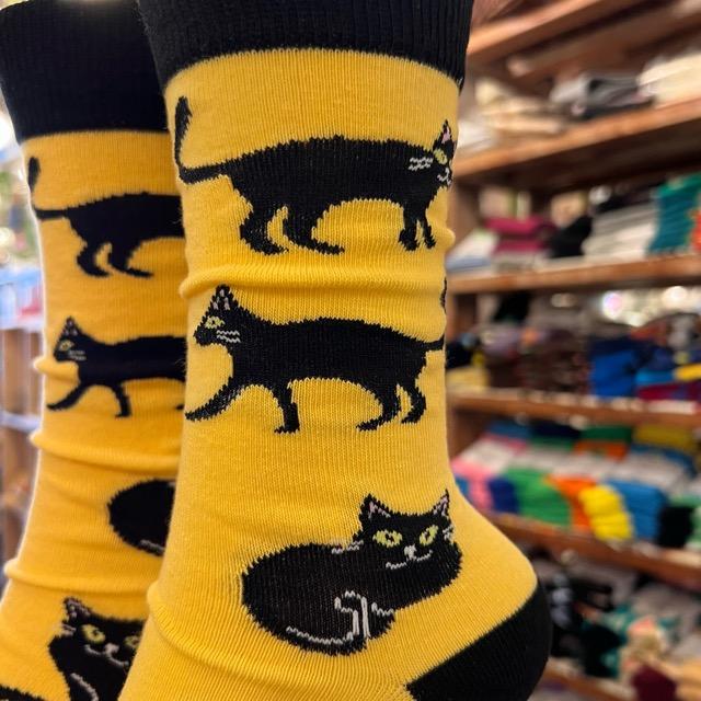 TOPANGA SOCKS Lady's　牧場ソックス　ファッション　レディース　靴下　動物　ウシ　ユニーク