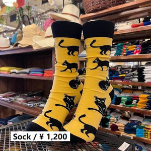 TOPANGA SOCKS Lady's　牧場ソックス　ファッション　レディース　靴下　動物　ウシ　ユニーク