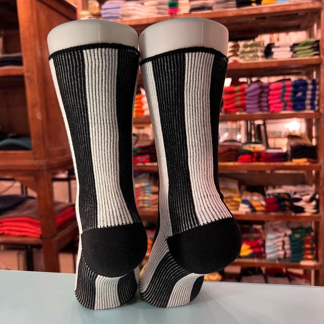 TOPANGA SOCKS　Lady's　ポップなストライプソックス　全5色　ブルー　ピンク　オレンジ　パープル　ブラック