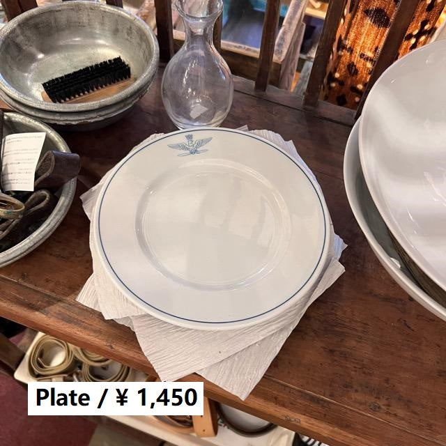 イタリア　空軍食堂プレート　キッチン　食器　お皿　プレート　軍物　ミリタリー　イタリア　料理　ワンプレート　