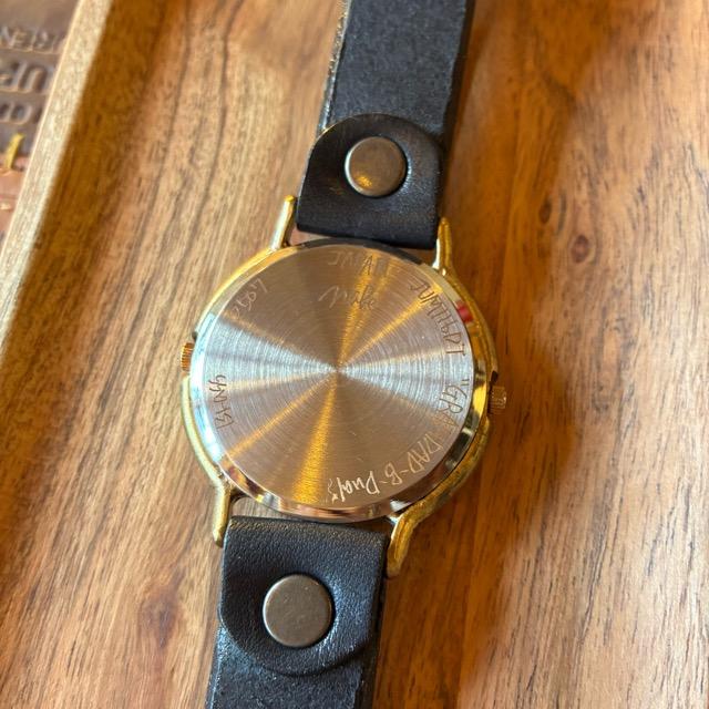 【Made to order】Brass and leather handmade dual watch NB GRANDAD B BK
