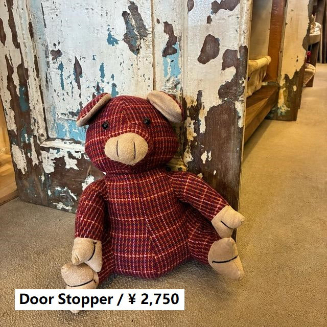 DULTON Door Stopper Pig Plush Toy, Gift, Interior Decor, Animal Bookend