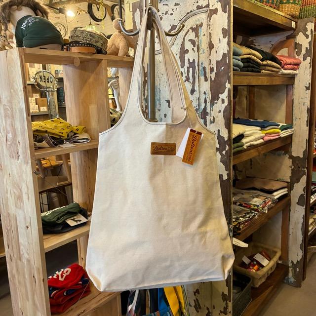 DULTON　ダルトン　ラフリィバッグ　ナチュラル　ROUGHLY BAG NATURAL　帆布　ジムバッグ　エコバッグ　マルシェバッグ　アウトドア　買い物　