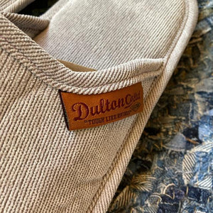 One-tag corduroy room shoes, available in 4 colors, men's slippers, beige, green, gray, yellow, indoor shoes, CORDUROY SLIPPERS dulton