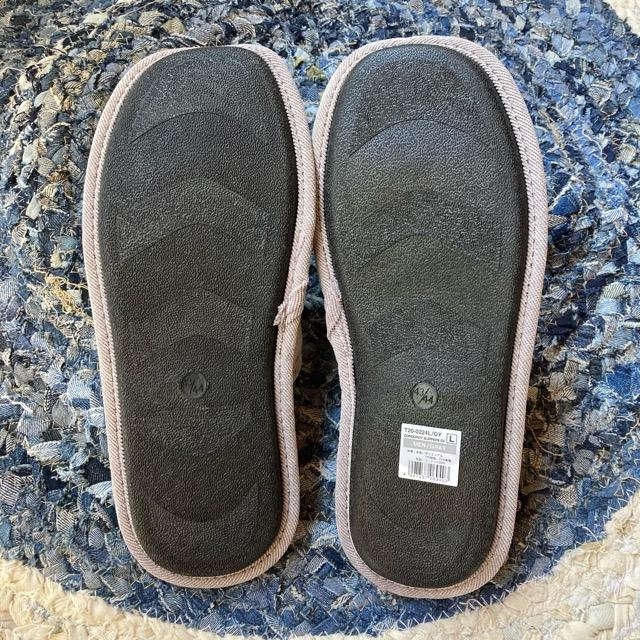 One-tag corduroy room shoes, available in 4 colors, men's slippers, beige, green, gray, yellow, indoor shoes, CORDUROY SLIPPERS dulton