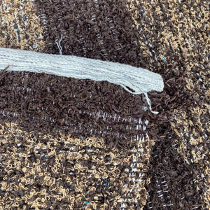 スペイン　ハラパラグマット　ブラウン　120×160cm　1.5畳分　6畳　フロアラグ　二人掛けソファ　手織り　jarapa　ベッド　コットン　丸洗い