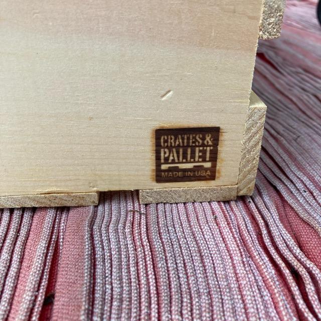 American Pinewood Container Box