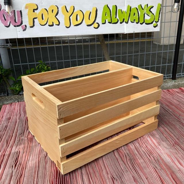 American Pine Wood Partition Container Box