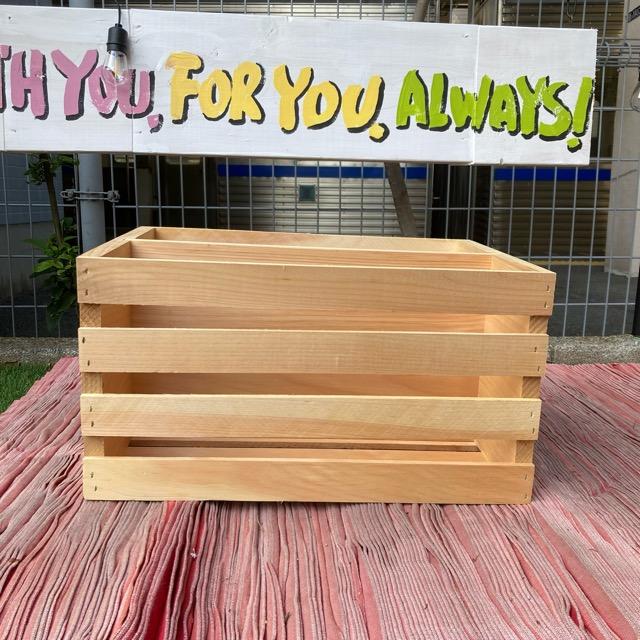American Pine Wood Partition Container Box