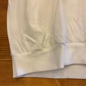 homspun 　ホームスパン　30/1天竺　六分袖　Vネックプルオーバー　全2色　サラシ　イエロー　ブラック　カットソー　定番　ベーシック　インナー　日本製