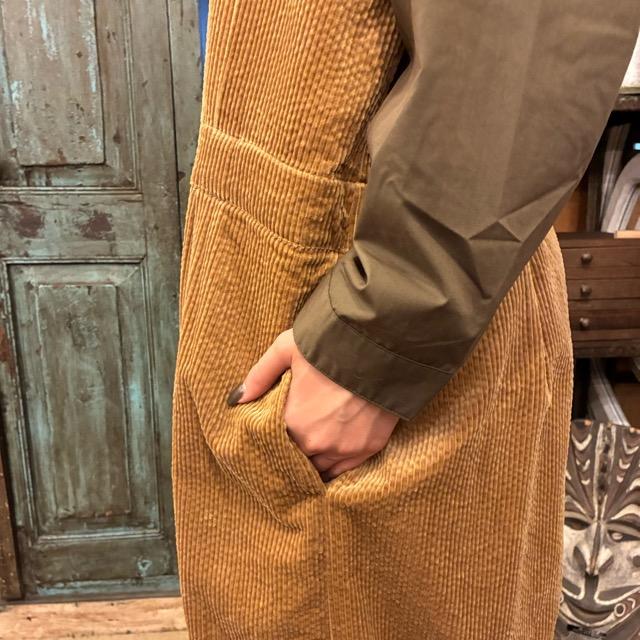 ICHI Corduroy Overalls, Camel, Brown, Fall/Winter Overalls, Jumpsuit, Pants