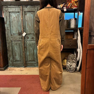 ICHI Corduroy Overalls, Camel, Brown, Fall/Winter Overalls, Jumpsuit, Pants