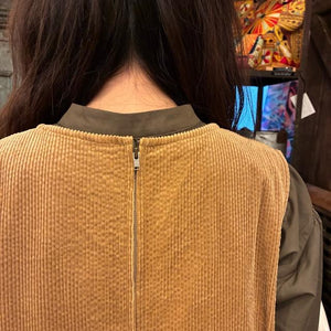 ICHI Corduroy Overalls, Camel, Brown, Fall/Winter Overalls, Jumpsuit, Pants