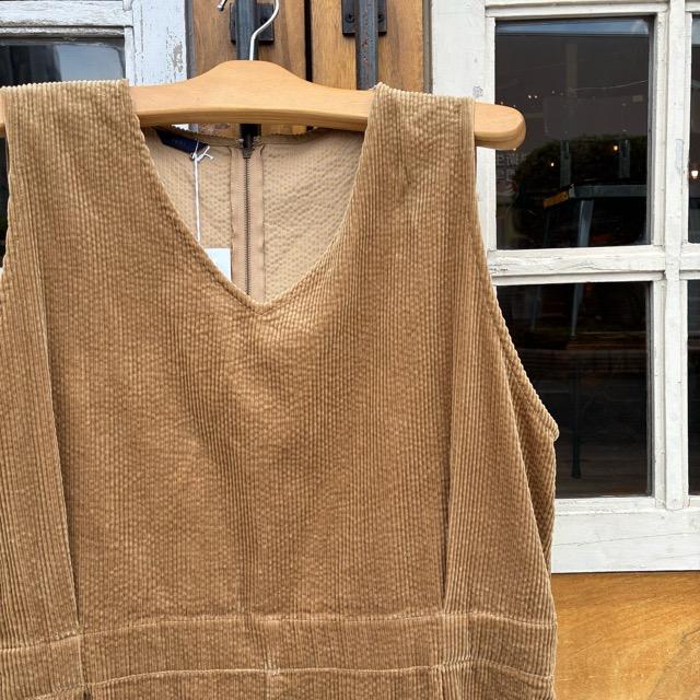 ICHI Corduroy Overalls, Camel, Brown, Fall/Winter Overalls, Jumpsuit, Pants