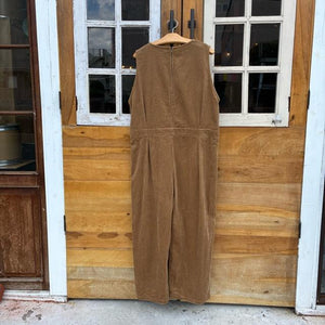 ICHI Corduroy Overalls, Camel, Brown, Fall/Winter Overalls, Jumpsuit, Pants