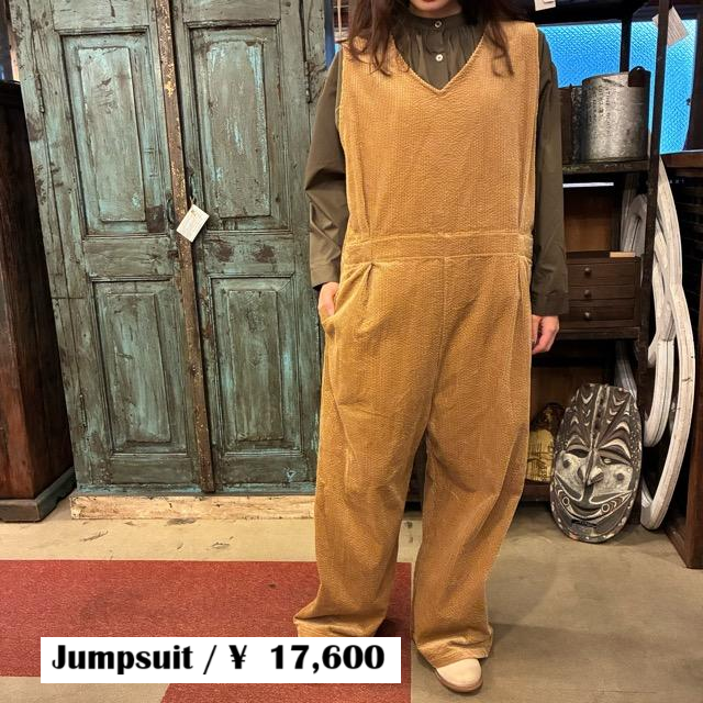 ICHI Corduroy Overalls, Camel, Brown, Fall/Winter Overalls, Jumpsuit, Pants