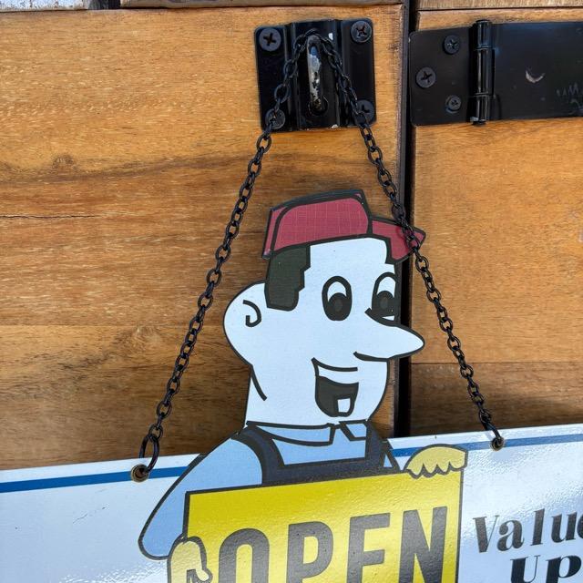 MERCURY　マーキュリー　OPEN/CLOSE　サイン　Mr.T　全4種類　サインボード　オープンクローズ　店舗　看板　ティンサイン　メール便