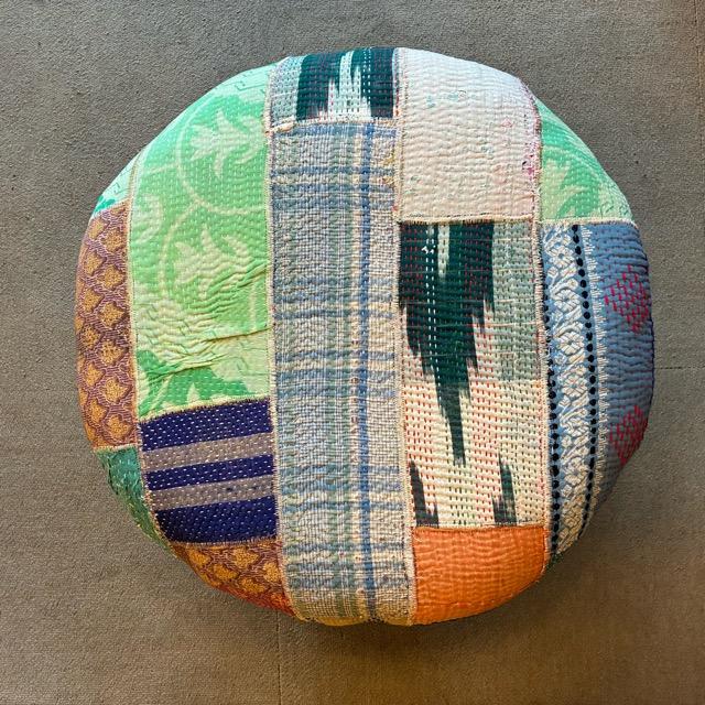 India Lalli Quilt Patchwork Stool B