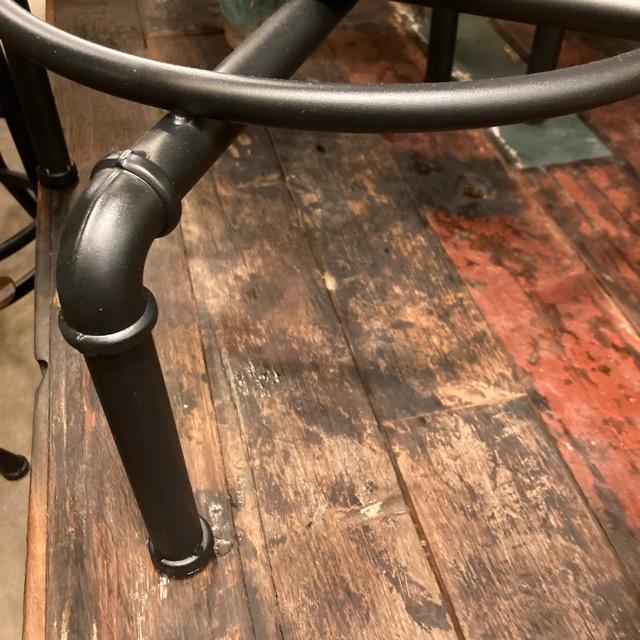 【倉庫直送】【送料無料】リフティング　バーテーブル　ブラック　パイプ　配管　パインウッド　スチール　インダストリアル　ハイテーブル　昇降式