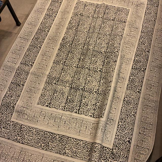 India GHAR Fabric rug 130×190cm Natural