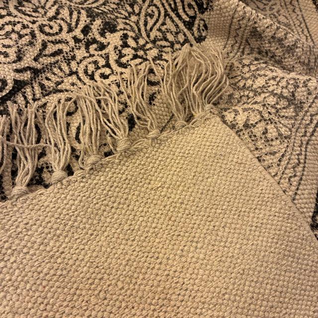 India GHAR Fabric rug 130×190cm Natural