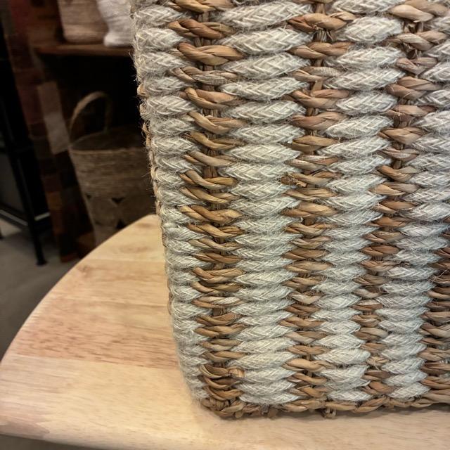 Bangladesh　 Square jute seagrass basket L