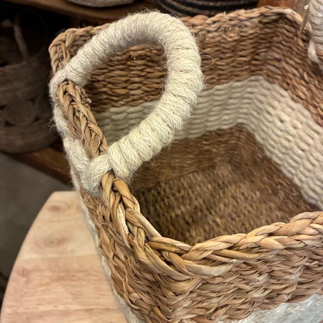 Bangladesh　 Square jute seagrass basket M