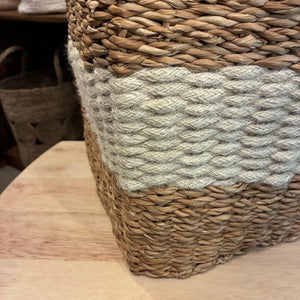 Bangladesh　 Square jute seagrass basket M