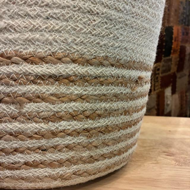Bangladesh Conical Jute Basket with handle 2color