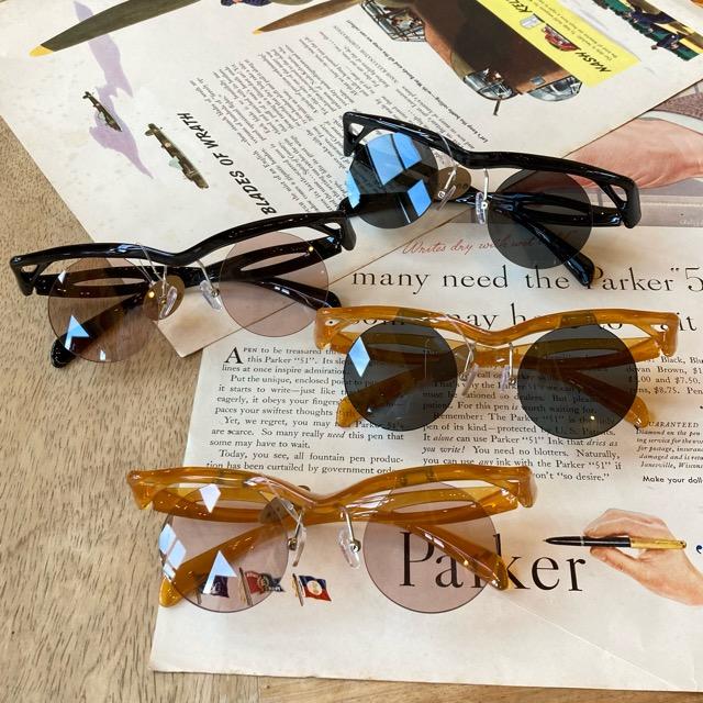 TOPANGA Accessory　マンティスラウンドサングラス　全4色　ブラウン　オレンジ　ブラック　クリア　伊達眼鏡　だてメガネ　レディース　メンズ　UV400